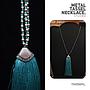 60cm Metal Tassel Necklace