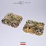 No.34 40x40 Antiq.Frame Brooch/2