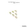 K333 Flower Clasps/6