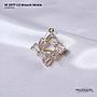 W 2077 CZ Brooch