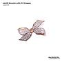 Brooch With CZ Copper