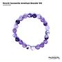 Round Cacoxenite Amethyst Bracelet