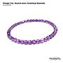 Design Fac.Round AMETHYST BRACELET