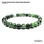 Design Round Ruby Zoisite Bracelet
