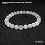Design Round Moon Stone A Bracelet