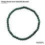 Design Round Malachite Bracelet