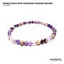 Design Round Cacoxenite Amethyst Bracelet