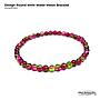 Design Round D.Watermelon Quartz Bracelet