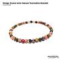 Design Round Nat. Tourmaline Bracelet