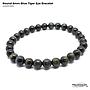 Round Blue Tiger Eye Bracelet
