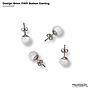 Design FWP Button Earring