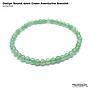 Design Round Green Aventurine Bracelet
