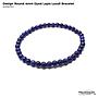 Design Round Dyed lapis Lazuli Bracelet