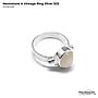 Moon Stone Vintage Ring Silver 925