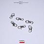 K271 Small Open Lobs Clasps/6