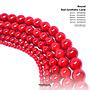 Round Red Synthetic Coral