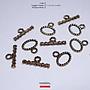1768 Toggle Clasps/6pair