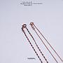40cm Rose Gold Chain Neck 13,5