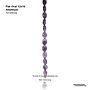 Flat Oval 12x16 Amethyst