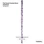 Flt Rd Fac 8mm Amethyst