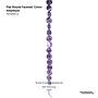 Flt Rd Fac 12mm Amethyst