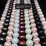 Rd 14mm Matte Col Shell Pearl