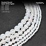 Faceted Round D.White Agate