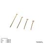BCC 266 5cm Eyepin /12pcs