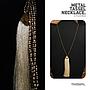 60cm Metal Tassel Necklace