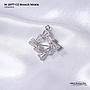 W 2077 CZ Brooch