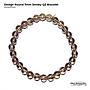 Design Round Smoky QZ Bracelet