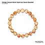 Design Round Dark Sun Stone Bracelet