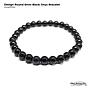 Design Round Black Onyx Bracelet