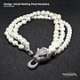 Design Small  Melting Pearl Necklace
