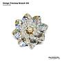 Design Preciosa Sun Brooch