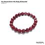 Facet Round Mix Ruby Bracelet
