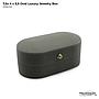 7,5x 4 x 3,5 Oval Luxury Jewelry Box