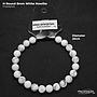 H. Round White Howlite