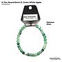 H. Faceted Round D.Green White Agate