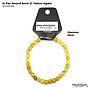 H. Faceted Round D.Yellow Agate